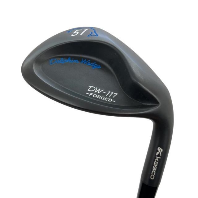 【中古】 キャスコ Dolphin wedge DW-117 FORGED 51° ウェッジ WG KBS TOUR 90 (フレックスS) メンズ 男性用 右利き 右用 Cランク ゴルフクラブ