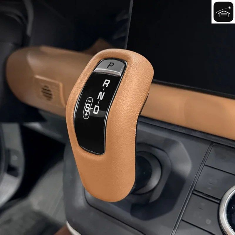 レザー製シフトノブ カバーカラー ランドローバー ディフェンダー 110/90/130 2020 - 25 CAR GEARS カスタムパーツ