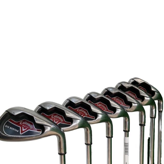 【中古】 キャロウェイ BIG BERTHA IRONS(2006) 9S アイアンセット IR NS PRO 850GH (フレックスR) メンズ 男性用 右利き 右用 Dランク ゴルフクラブ 8,736円