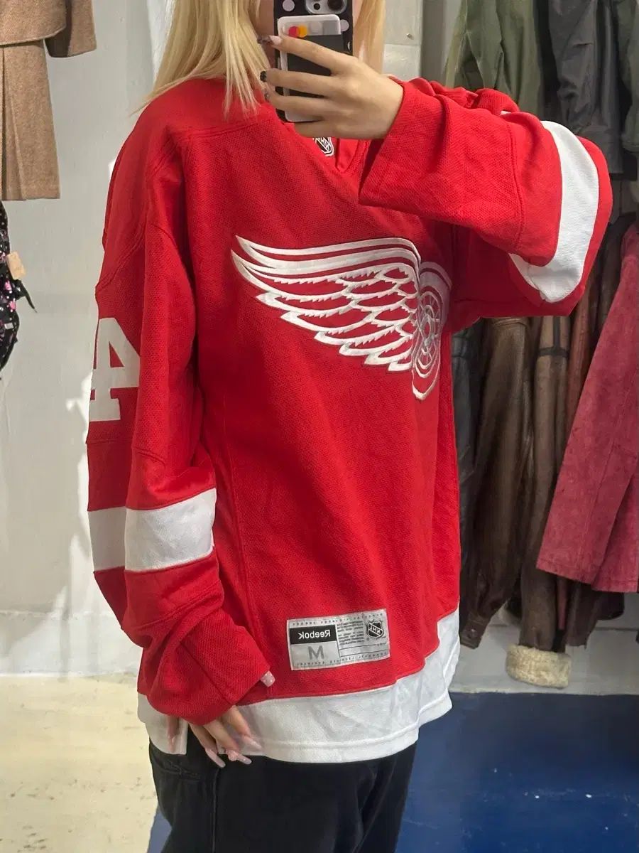 NHL Reebook デトロイトウィング ホッケー ジャージ