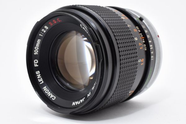 ☆良品☆ キヤノン Canon FD 100mm F2.8 S.S.C. レンズ【FDマウント