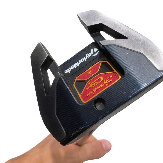 【中古】 テーラーメイド Spider GT BLACK センターシャフト 34インチ パター PT スチール (フレックスその他) メンズ 男性用 右利き 右用 Cランク ゴルフクラブ