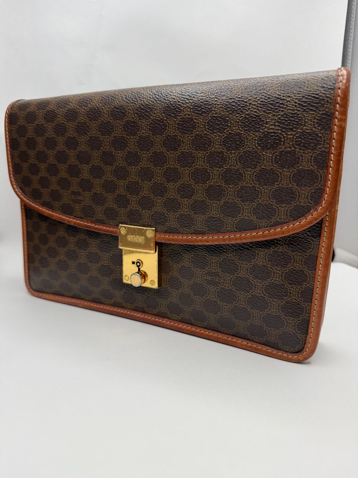 早い者勝ち！CELINE セリーヌ マカダム クラッチバッグ セカンドバッグ