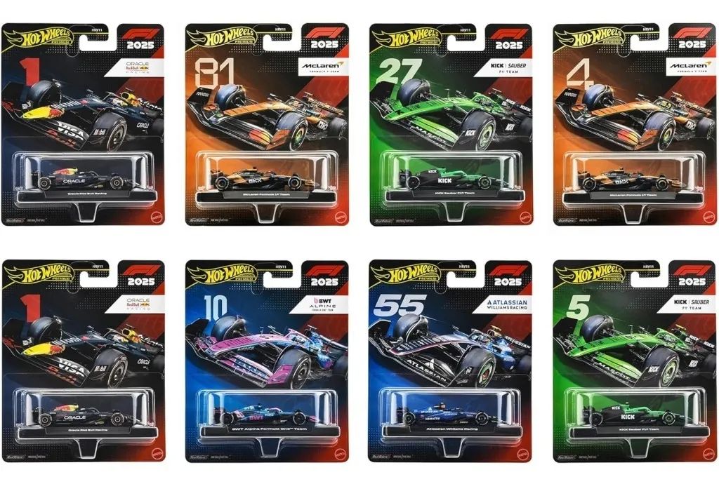 【新品】ミニカー 1/64 Hot Wheels プレミアム レース 8個アソート [HRV11-986K]