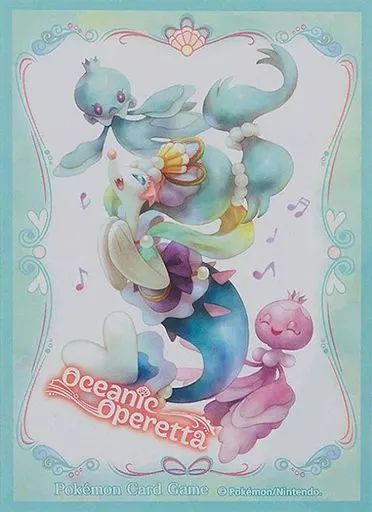 [Used] Supply Pokemon Card Game Deck Shield (Sleeve) Oceanic Operetta Asilene Pokemon Center Limited