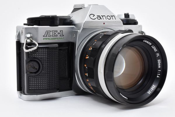 ☆良品☆ キヤノン Canon AE-1 PROGRAM 50mm F1.4 シルバー フィルム