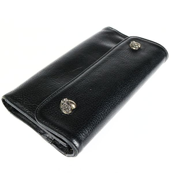 CHROME HEARTS 銀座店 クロムハーツ ウェーブ ウォレット ハートボタン