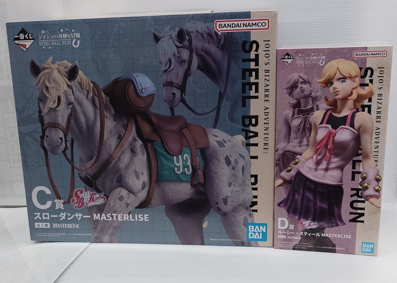 一番くじ ジョジョの奇妙な冒険 STEEL BALL RUN C賞 D賞 2