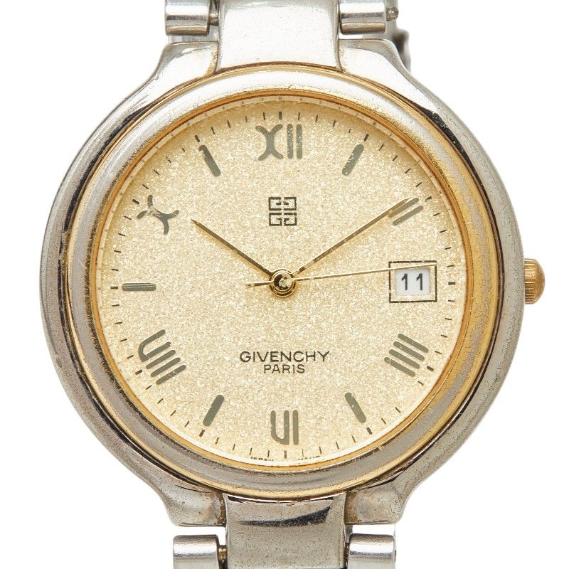 ジバンシー 腕時計 CV-MTBRC-2057 ゴールド シルバー ステンレススチール レディース Givenchy【1-0276430】