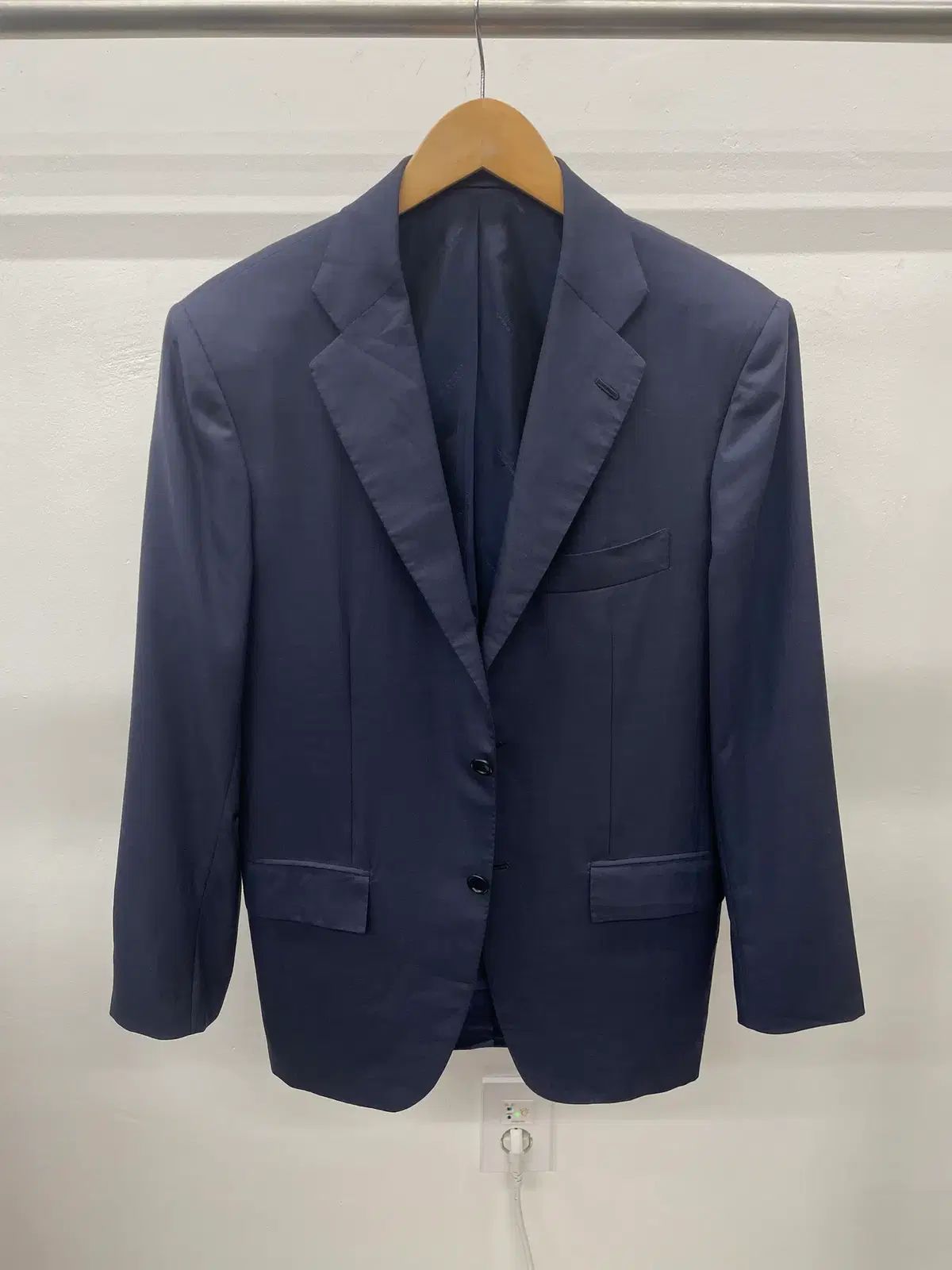 イタリア Kiton(キートン) SSCナポリ キー(키)トン NAPOLI ネイビージャケット サイズ48