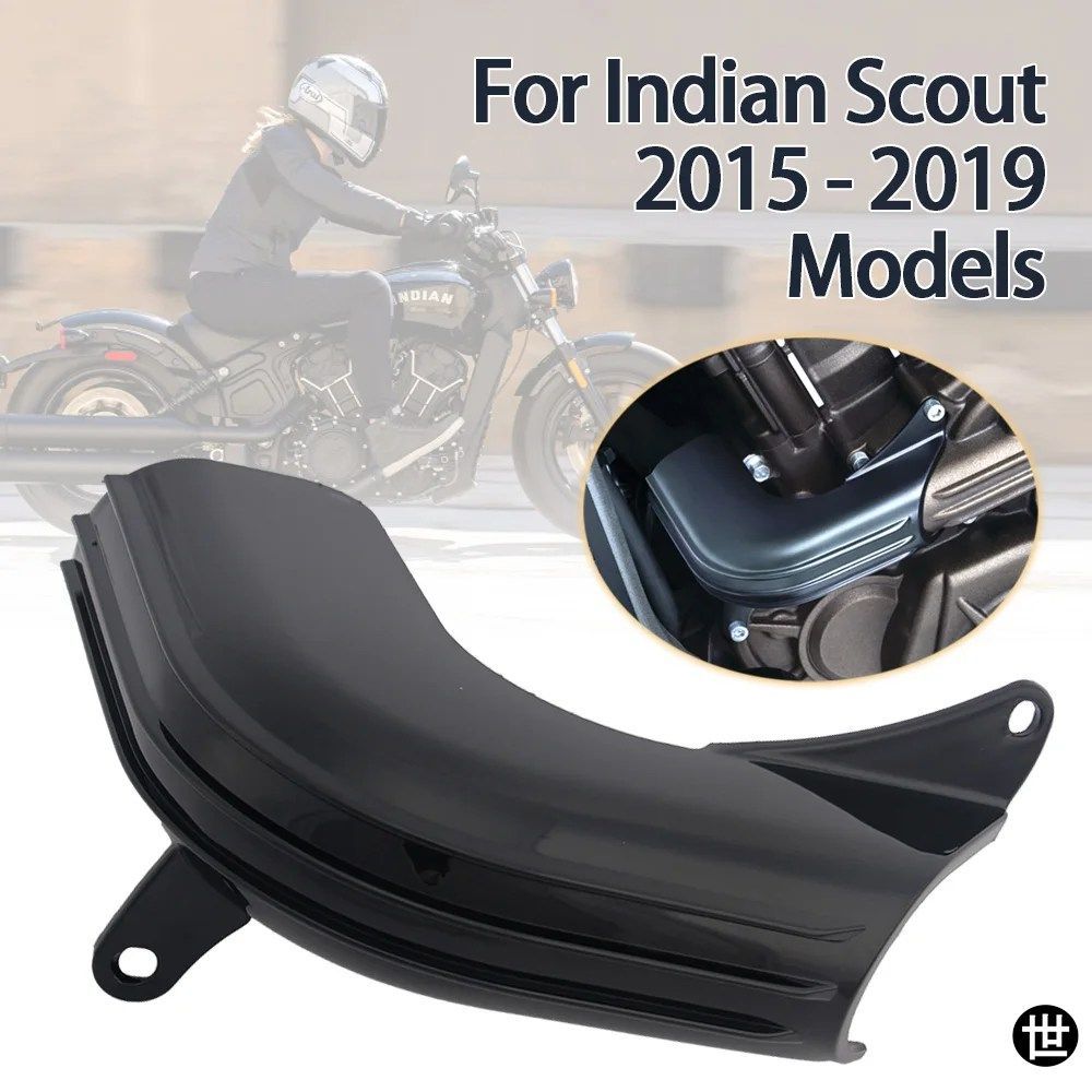 インディアンスカウトシックスティ2015-2023用ブラックエンジンクーラントホーストリムカバーオートバイ冷却液パイプ