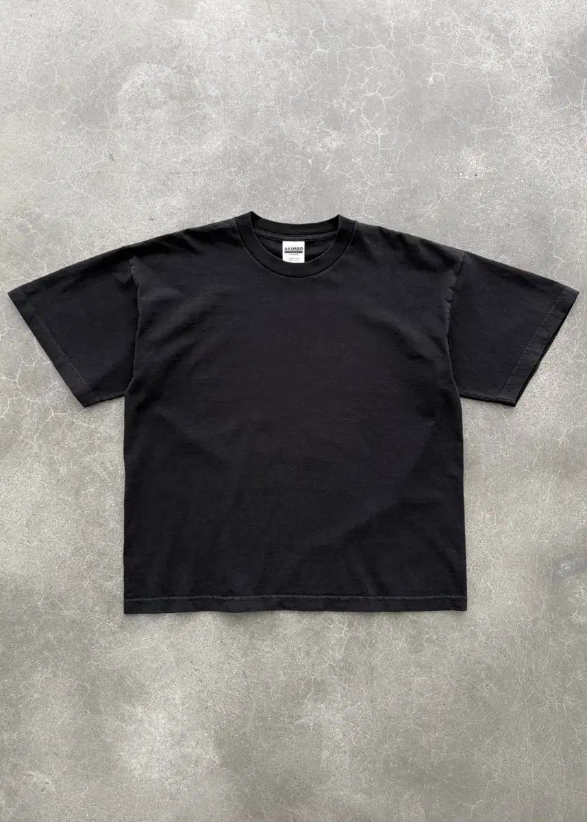 XL アクンボクラブ 1999 ブランク Tシャツ ストーンウォッシュド ブラック