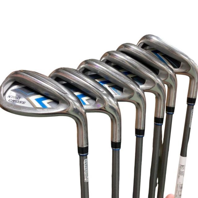 【中古】 ダンロップ XXIO CROSS(2021) 7S アイアンセット IR XXIO MH2000 (フレックスR) メンズ 男性用 右利き 右用 Cランク ゴルフクラブ