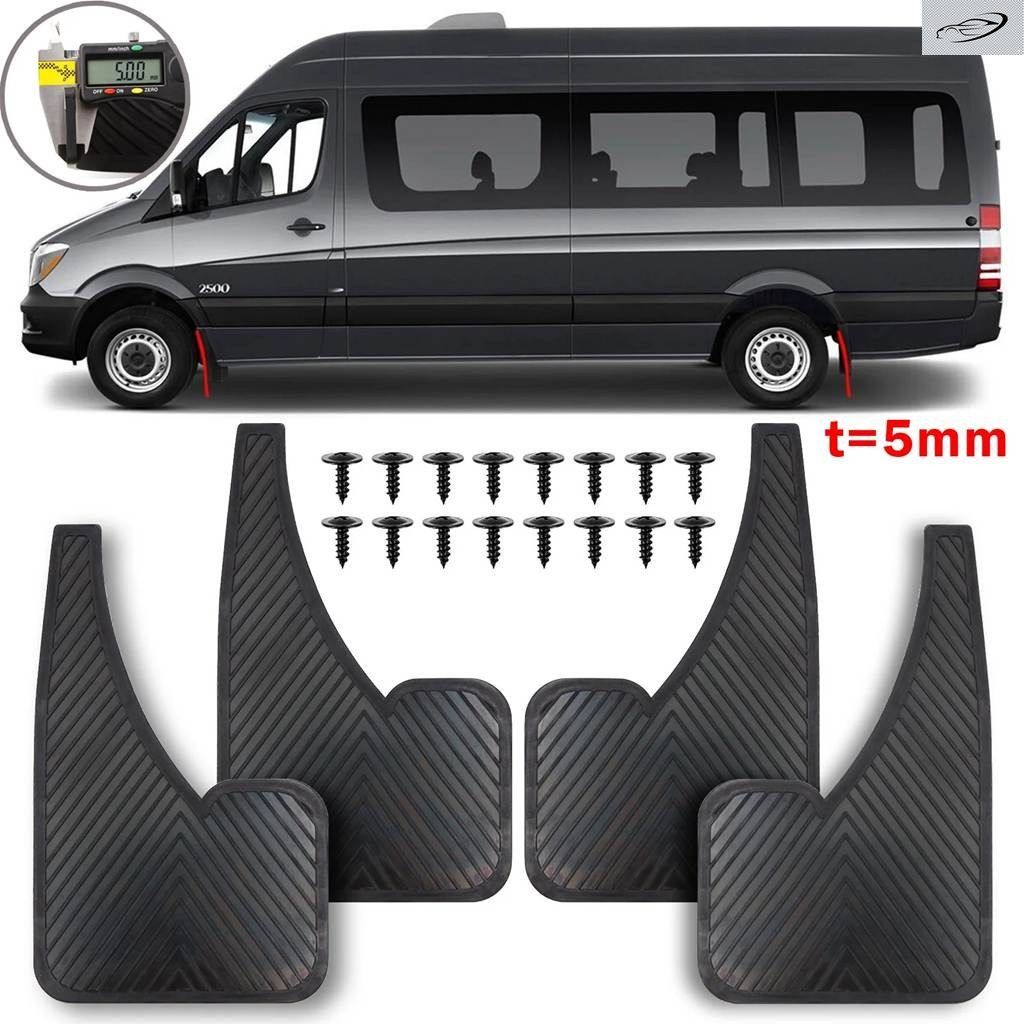 5MM ラバー マッド フラップ マッド フラップ スプラッシュガード マッドガード メルセデス スプリンター W901 W902 W903 W904 W905 W906 W