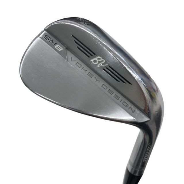 【中古】 タイトリスト VOKEY SPIN MILLED SM8 ツアークロム 52°/12°F ウェッジ WG 純正特注シャフト (フレックスその他) メンズ 男性用 右利き 右用 Dランク ゴルフクラブ