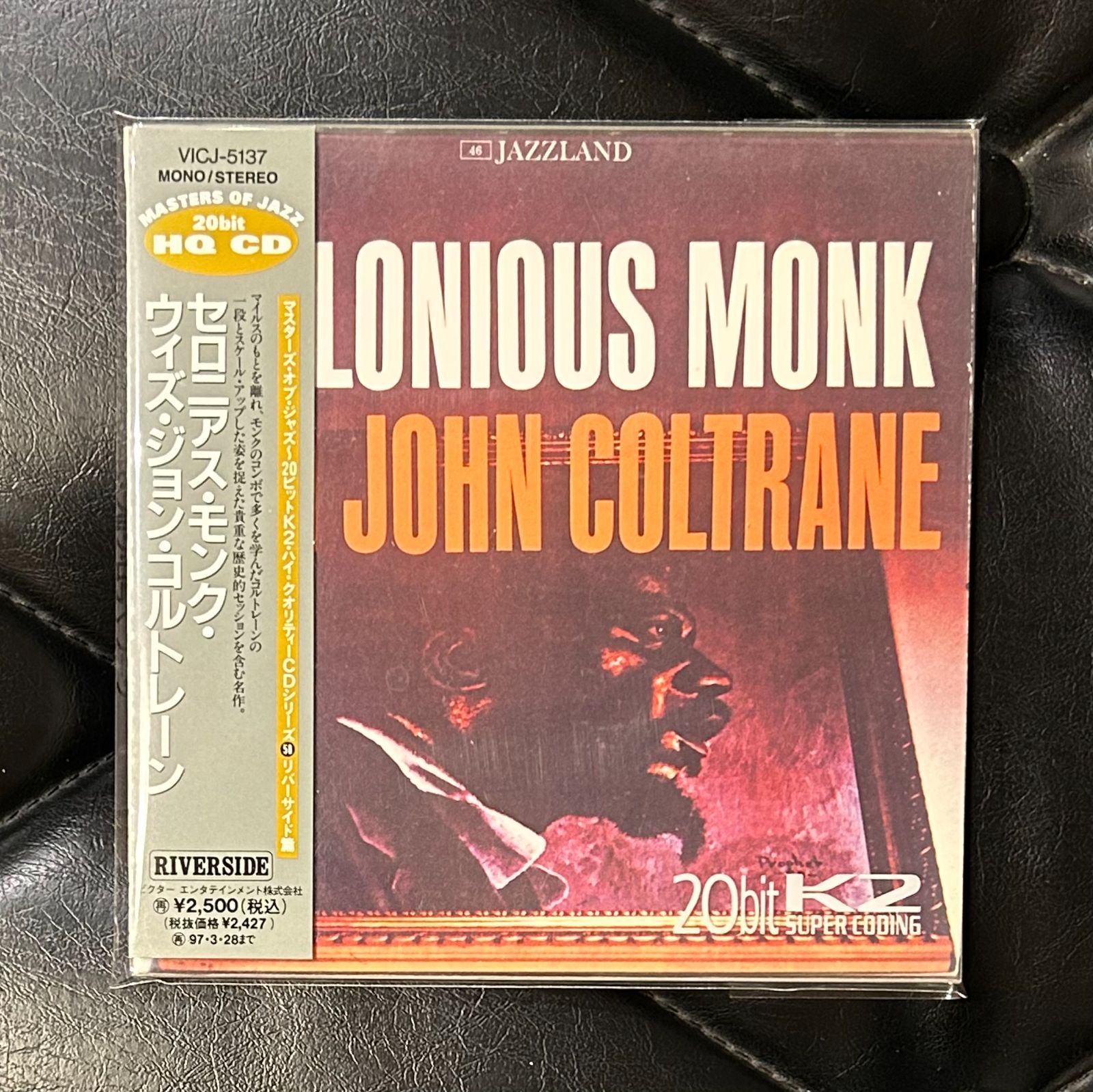 帯付き紙ジャケCDセロニアス・モンク 「セロニアス・モンク・ウィズ