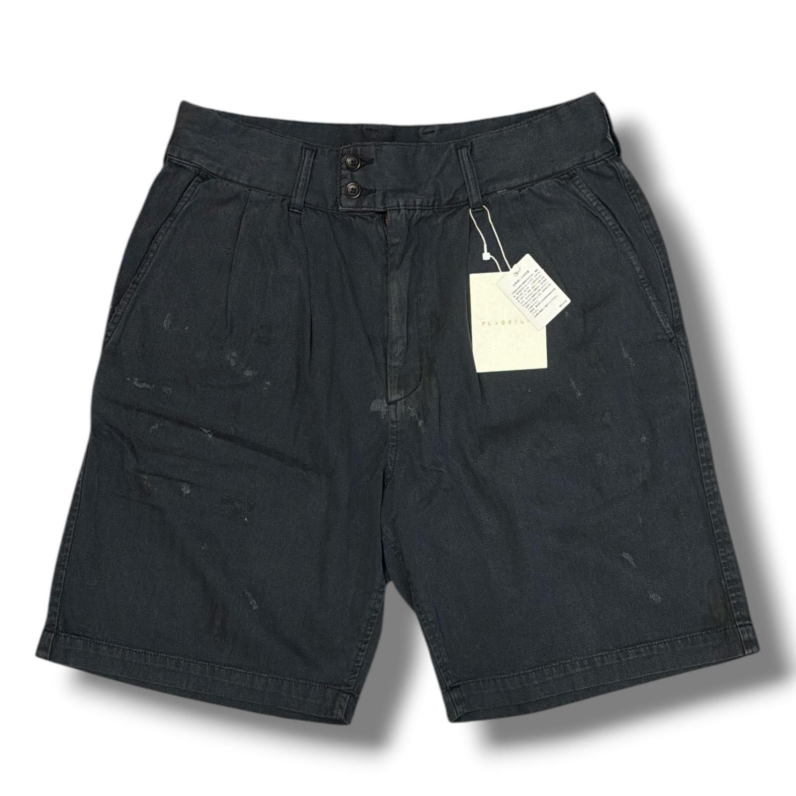 参考上代24200円 未使用 F-LAGSTUF-F GURKHA SHORTS グルカショーツ ハーフパンツ フラグスタフ FS1706 ブラック L （3076M） 参考上代24200円 未使用 F-LAGSTUF-F GURKHA SHORTS グルカショーツ