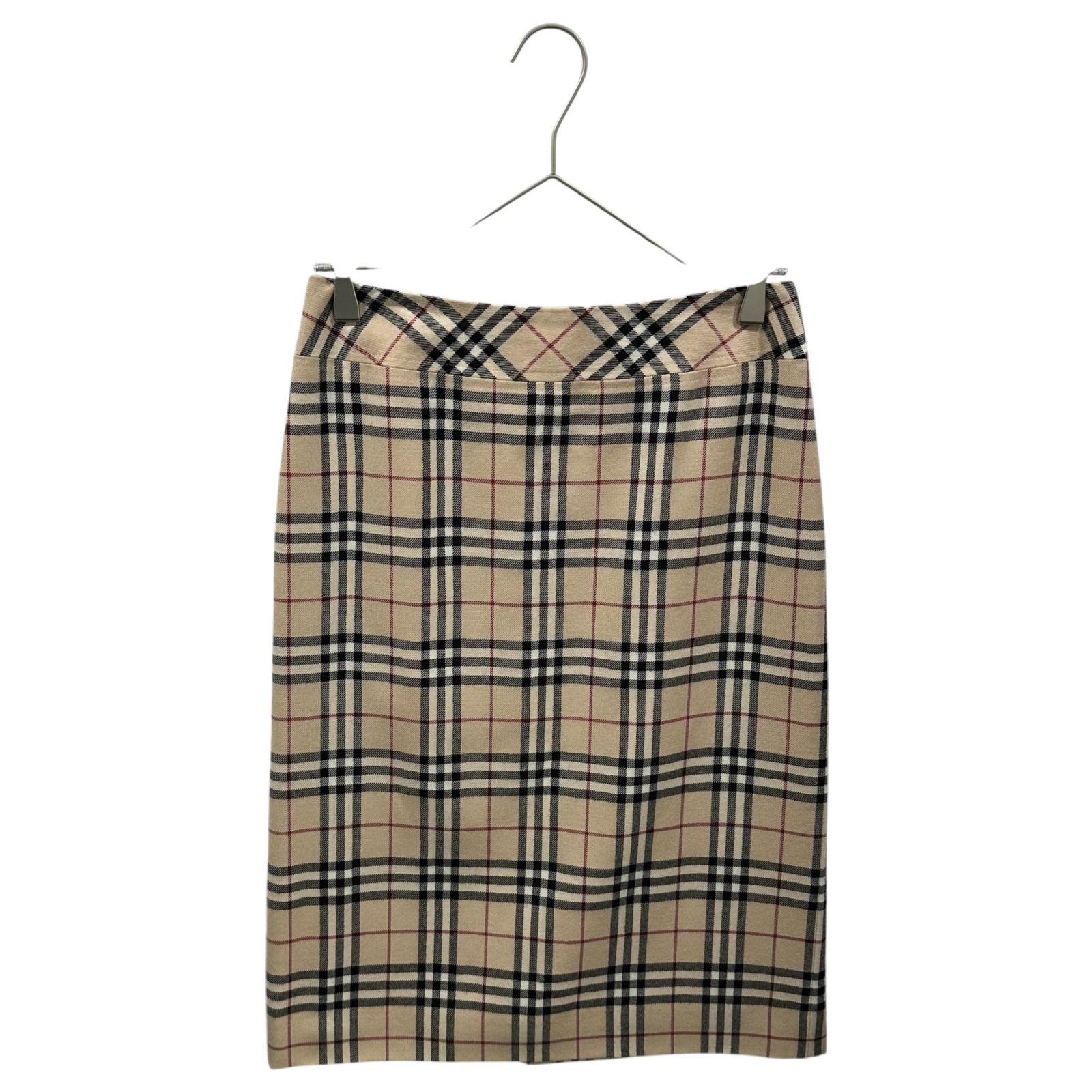 Burberry’s(バーバリーズ) Old Nova Check Wool Skirt オールド ノヴァ チェック ウール スカート FXA20-085 38(M程度) ベージュ