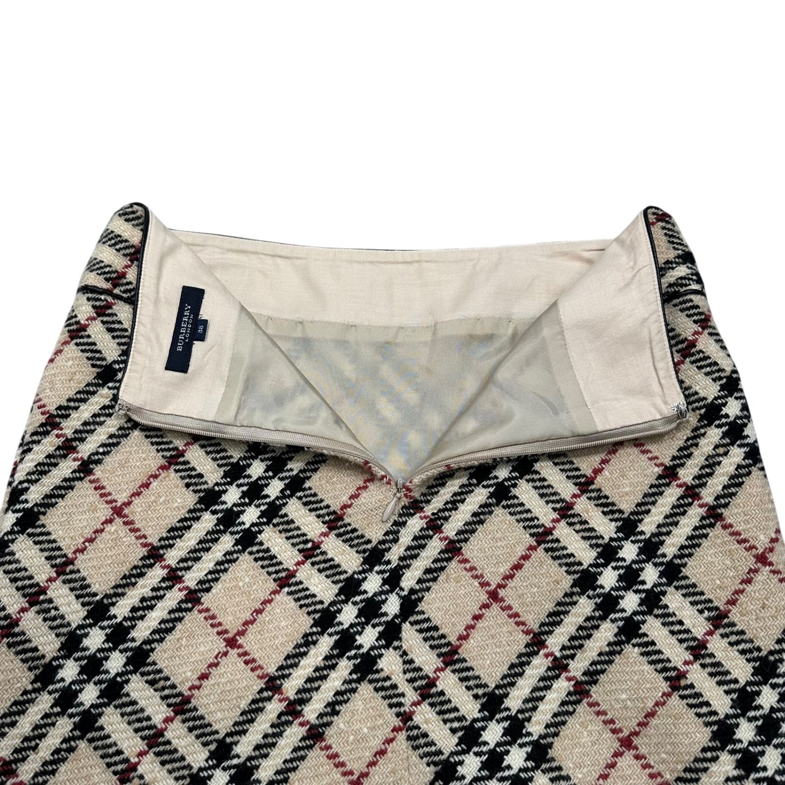 BURBERRY LONDON(バーバリーロンドン) Old Nova Check Wool Long Skirt