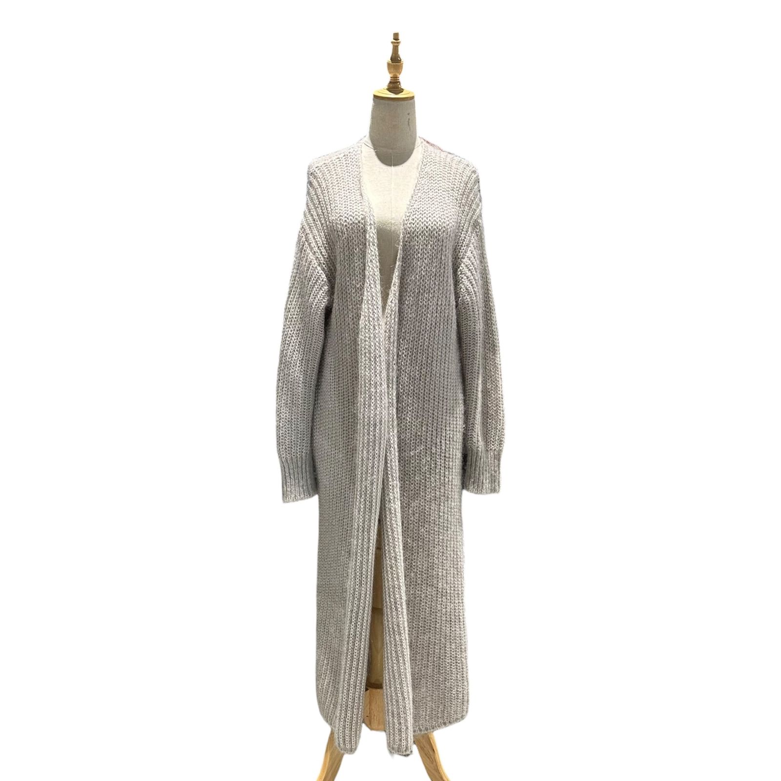 CHANEL(シャネル) 2004AW Silk Rayon Super Long Cardigan シルク