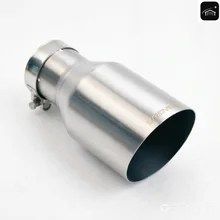RMUSステンレススチール製エキゾーストチップ - 304グレード、研磨された角度付きカット、つや消し仕上げ | パフォーマンスカーカスタムパ