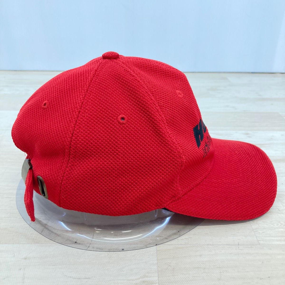 美品 Honda/ホンダ キャップ レッド 赤 メッシュ地 刺繍ロゴ from
