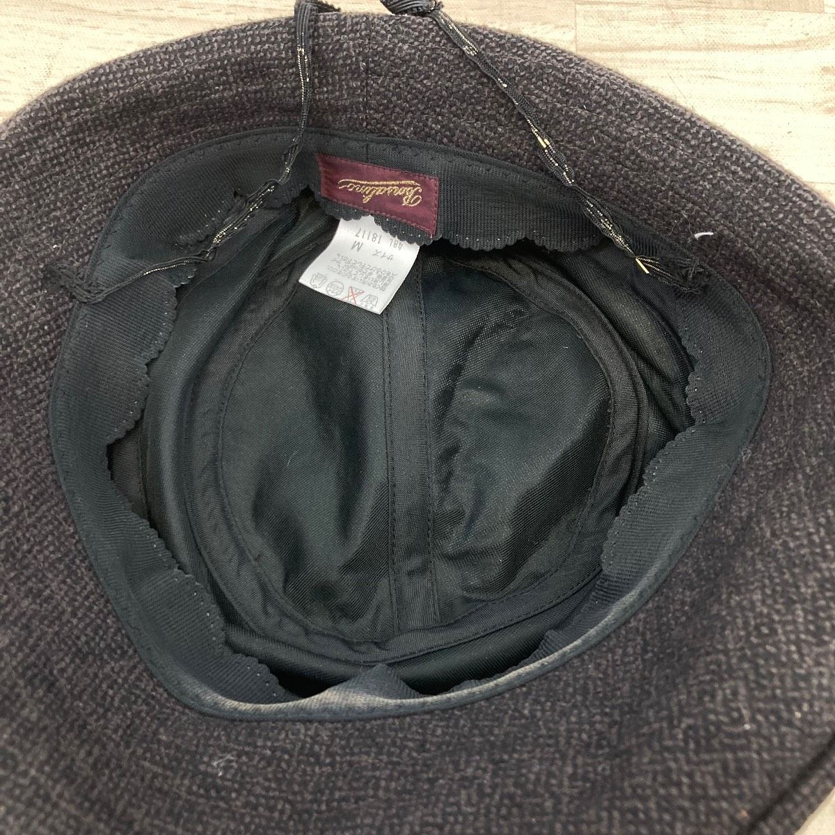 Borsalino/ボルサリーノ ハット/帽子 48L 18117 サイズM パープル/紫系