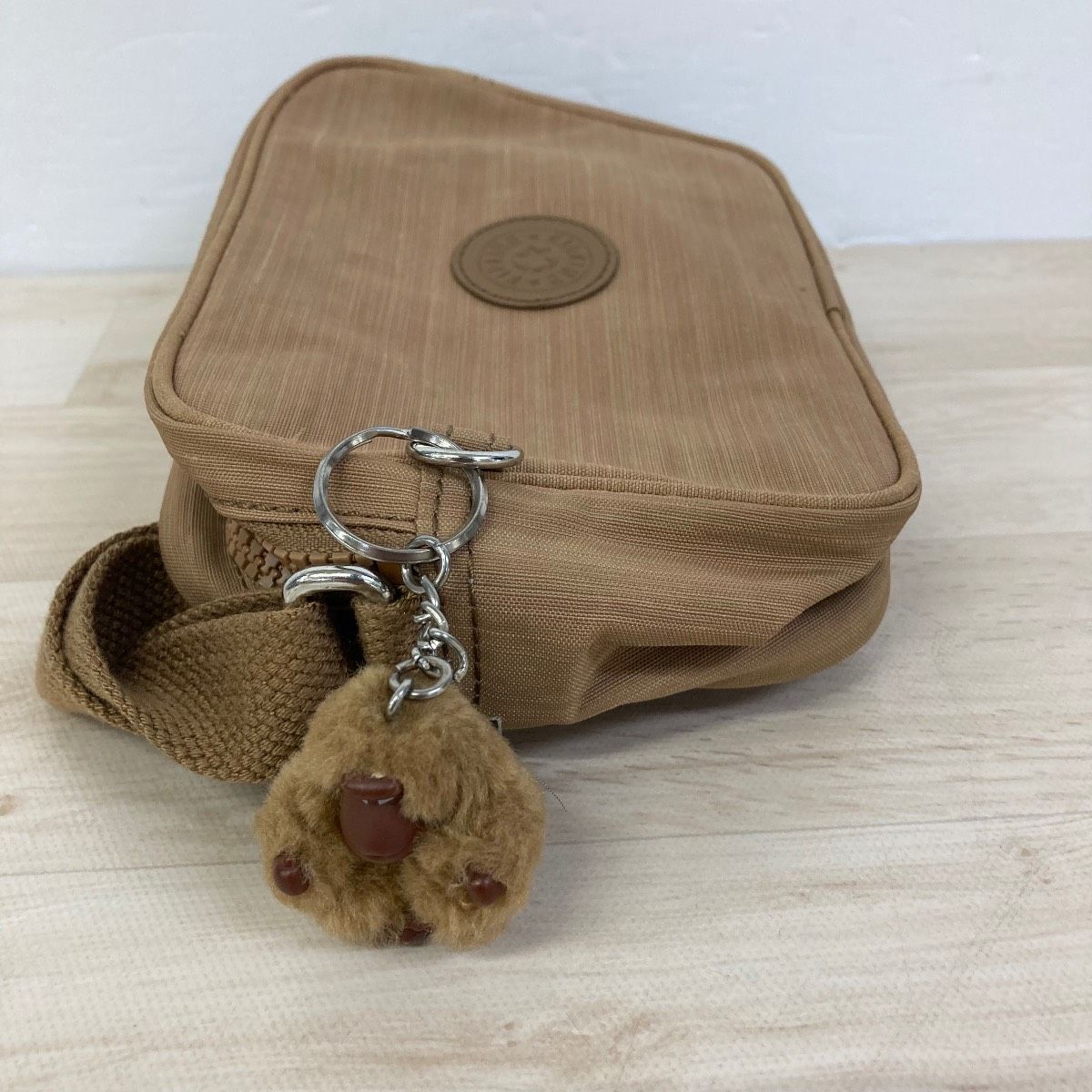 キプリングkipling□モンキーマスコット付き ショルダーバッグ 