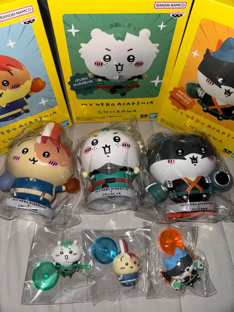 僕のヒーローアカデミア 私 ヒーロー アカデミア ちいかわ コラボ フィギュア + ガチャ