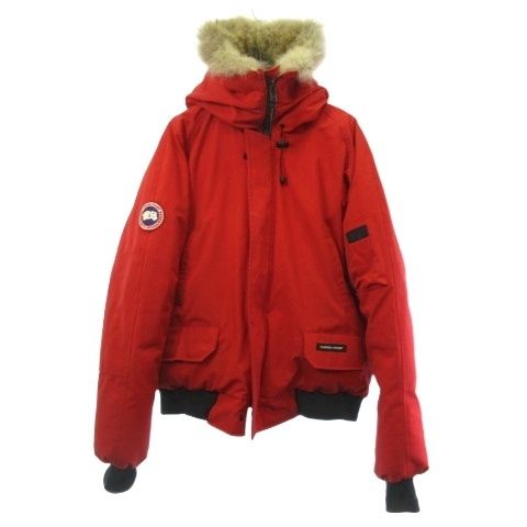 カナダグース 7950M ダウンジャケット コート ファーフード レッド XL