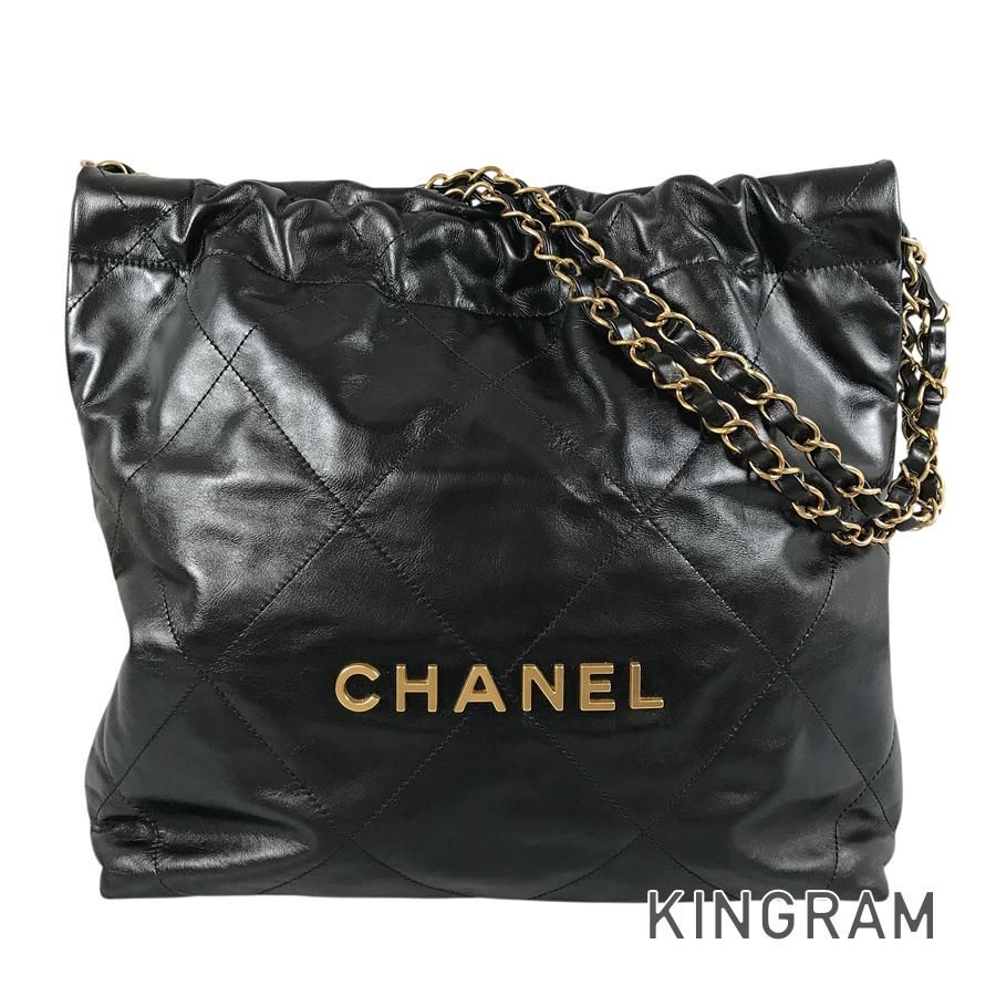 シャネル CHANEL シャネル22 レザー ショルダーバッグ ssh【中古】