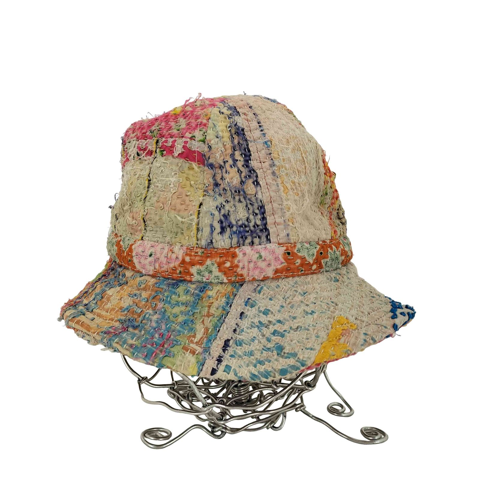 フェイクアズフラワーズ FAKE ASS FLOWERS REROW VINTAGE KANTHA HAT メンズ ONE SIZE