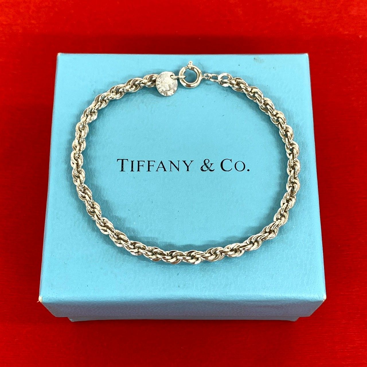 極 美品 TIFFANY&Co. ティファニー ヴィンテージ ツイストロープ