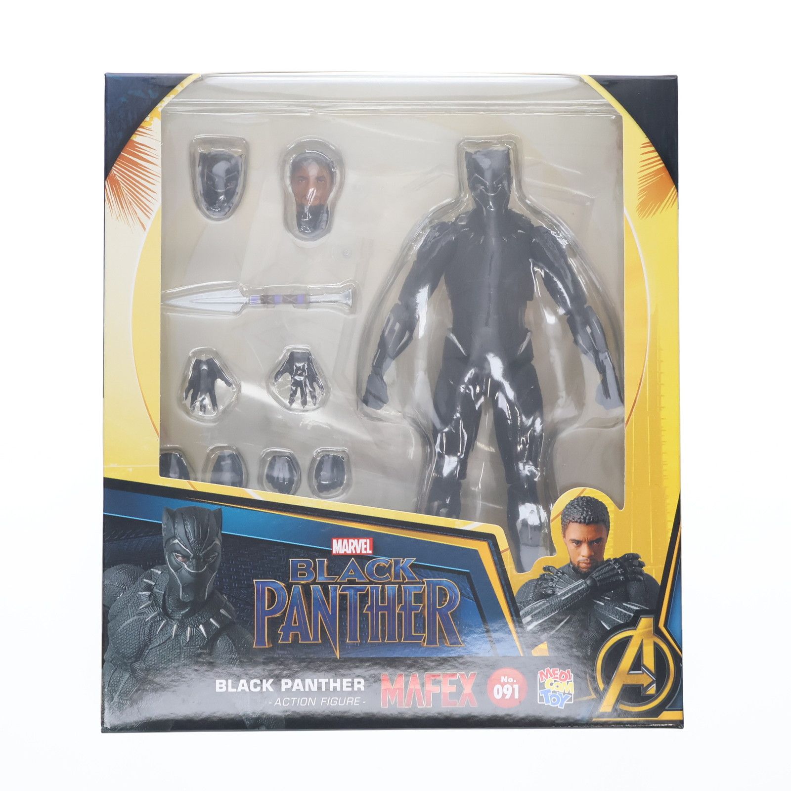 マフェックス No.091 MAFEX BLACK PANTHER(ブラックパンサー) 完成品 可動フィギュア メディコム・トイ