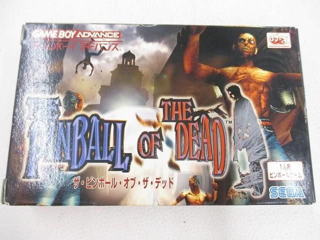 中古品 ゲーム ゲームボーイアドバンス ソフト ザ・ピンボール・オブ・ザ・デッド 箱説ハガキ付き