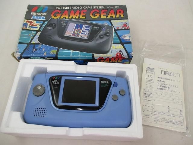 訳あり ゲーム セガ ゲームギア 本体 HGG-3210 ブルー 箱・取扱説明書付き