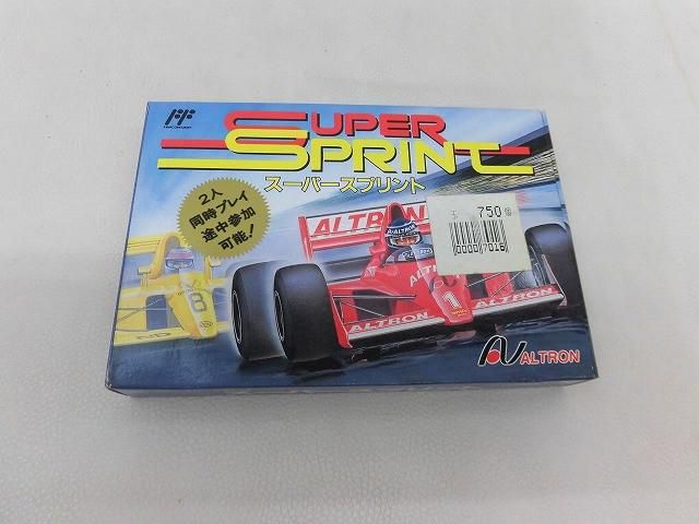 中古品 ゲーム ファミコン ソフト スーパースプリント 箱・取説付き