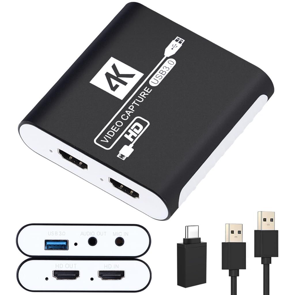 HDMI ビデオキャプチャー ボード Switch対応 PS5/PS4/Xbox スマホ