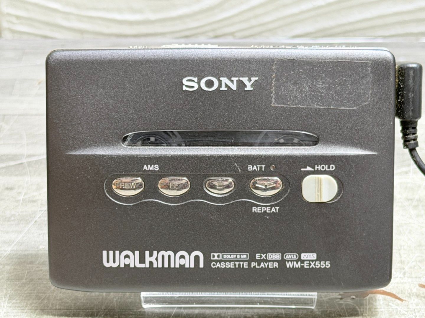SONY WM-EX555 カセットウォークマン ブラック リモコンイヤホン付き