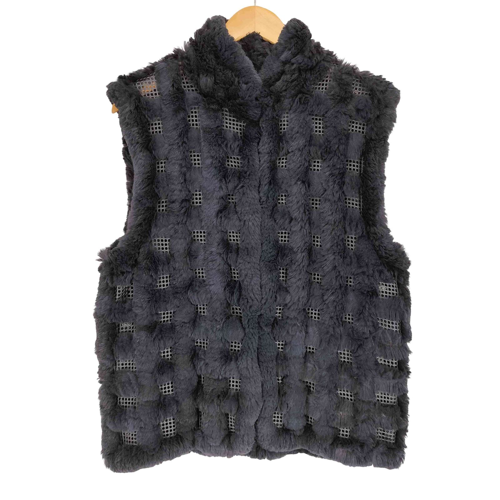 ユーズドフルギ USED古着 rabbit fur ラビットファー ベスト 
