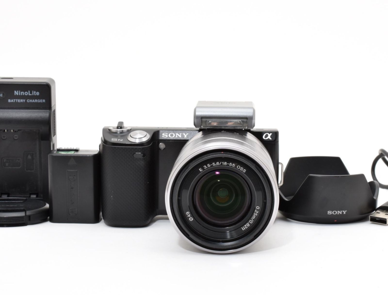 良品] 21ショット SONY α nex-5n SEL1855 E3.5-5.6/18-55 OSS ミラー