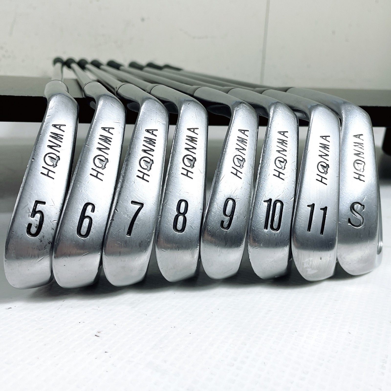 中古】ホンマ LB-737 H&F CAVITY 5-11I/SW 8本セット アイアン セット