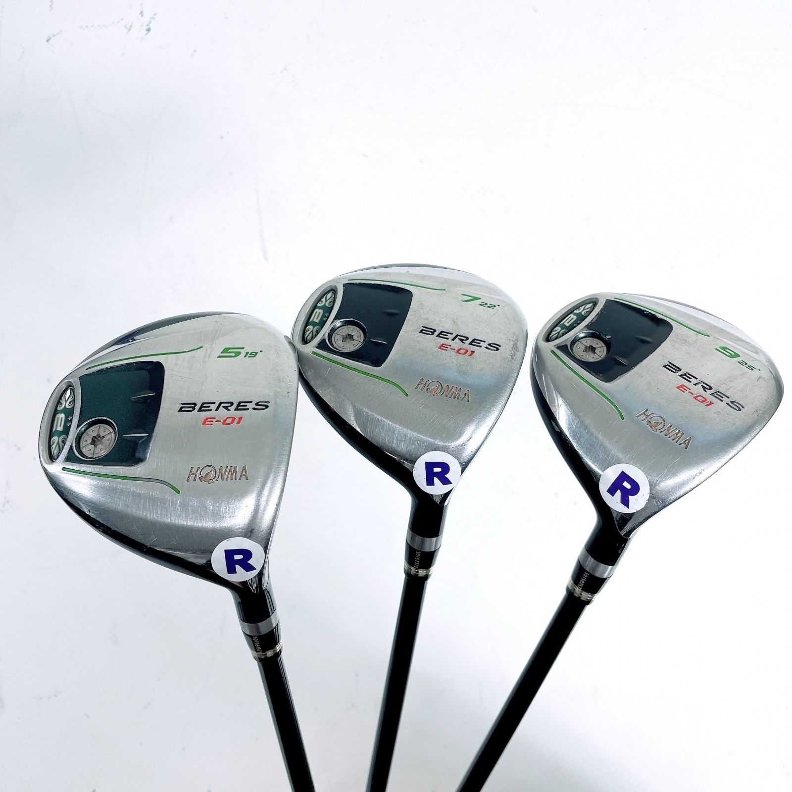 【中古】ホンマ ベレス E-01 5W 19°/7W 22° 9W/25° フェアウェイウッド 単品【R】 10,625円