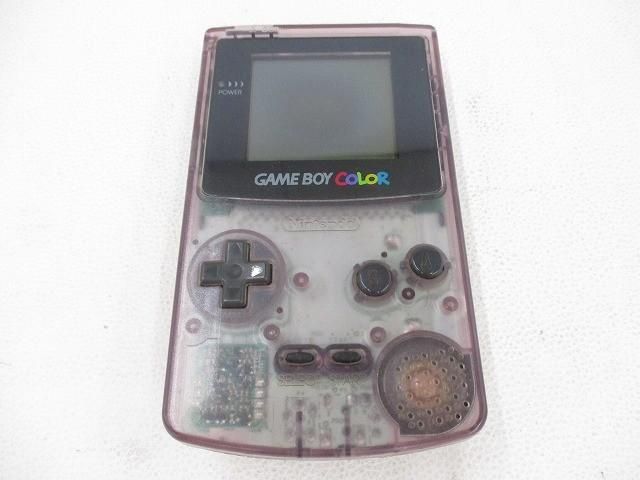 中古品 ゲーム ゲームボーイ カラー 本体 CGB-001 クリア 動作品