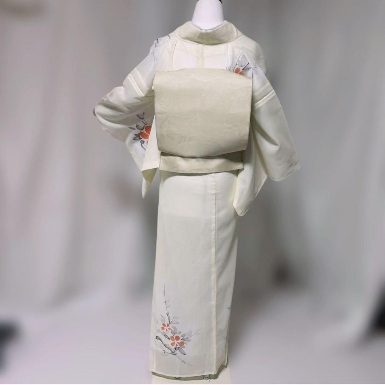 夏着物 訪問着 フルセット 東レ 絽 洗える着物 美品 夏帯 四季対応小物 