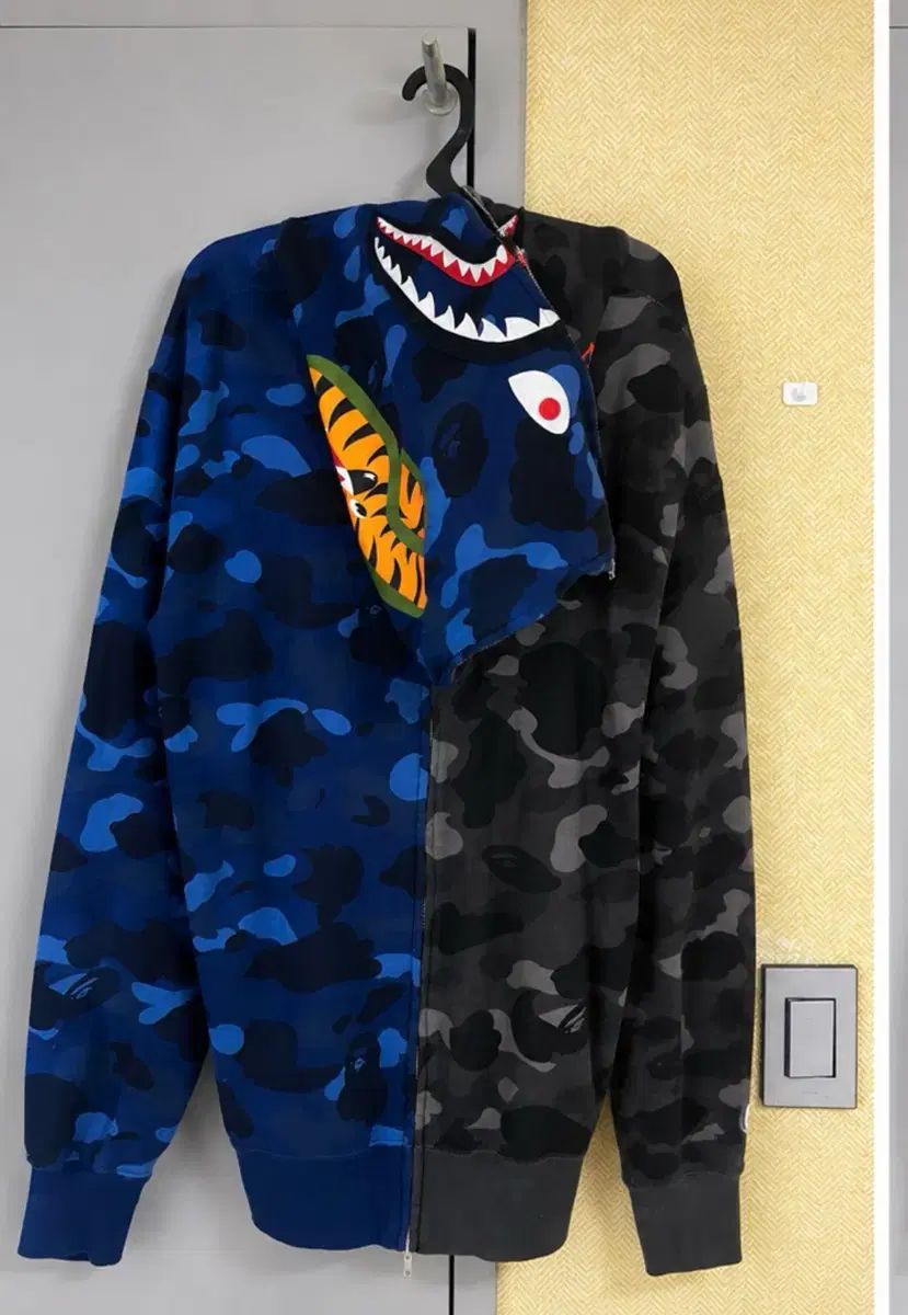 A BATHING APE カモフラージュ シャーク ASURA WHO ジップアップ