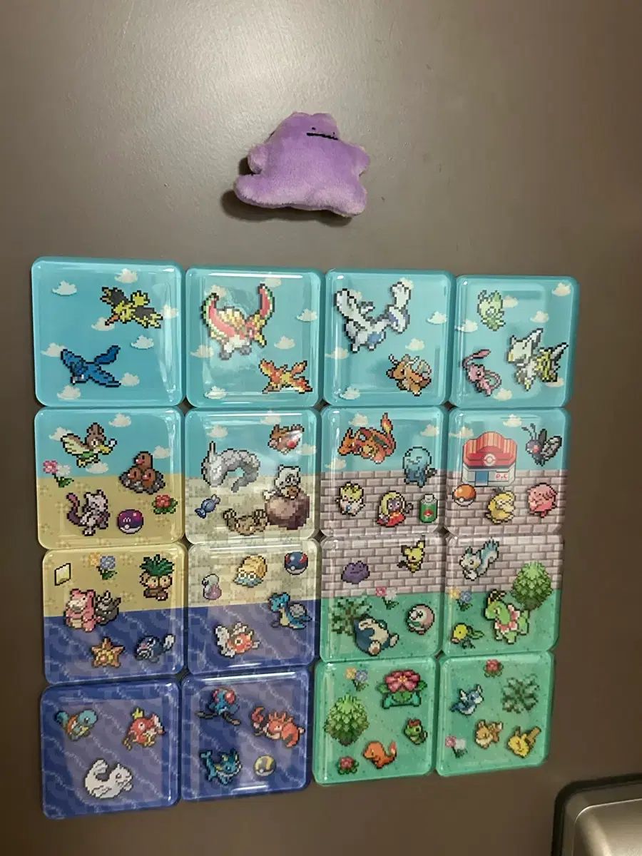 ポケットモンスター 蚕室ポップアップ マグネット まとめ売り