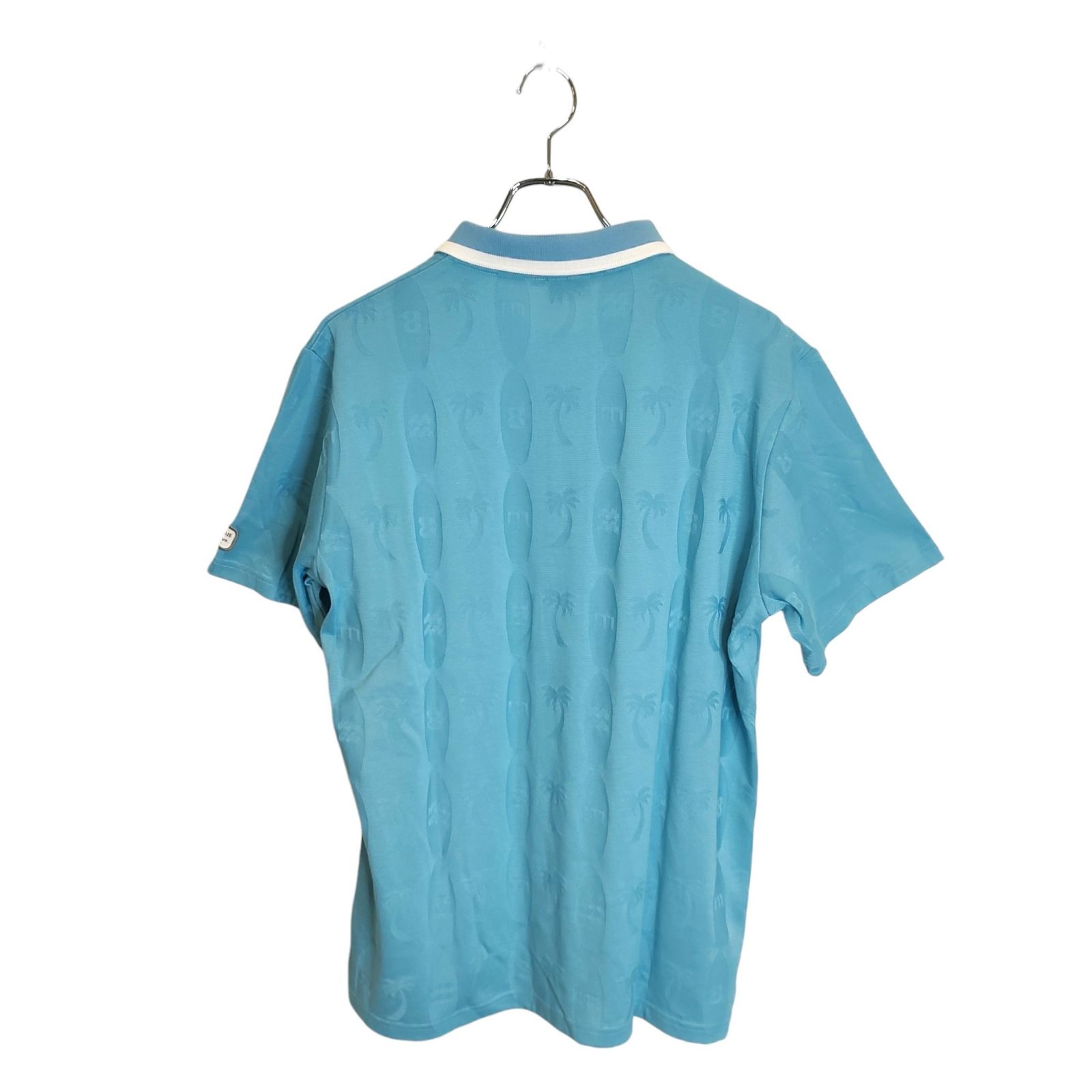 ムータマリンゴルフ モノグラム ジャガード ポロシャツ L　新品 muta MARINE GOLF ムータ マリン ゴルフ 26SS LYNX JACQUARD POLO
