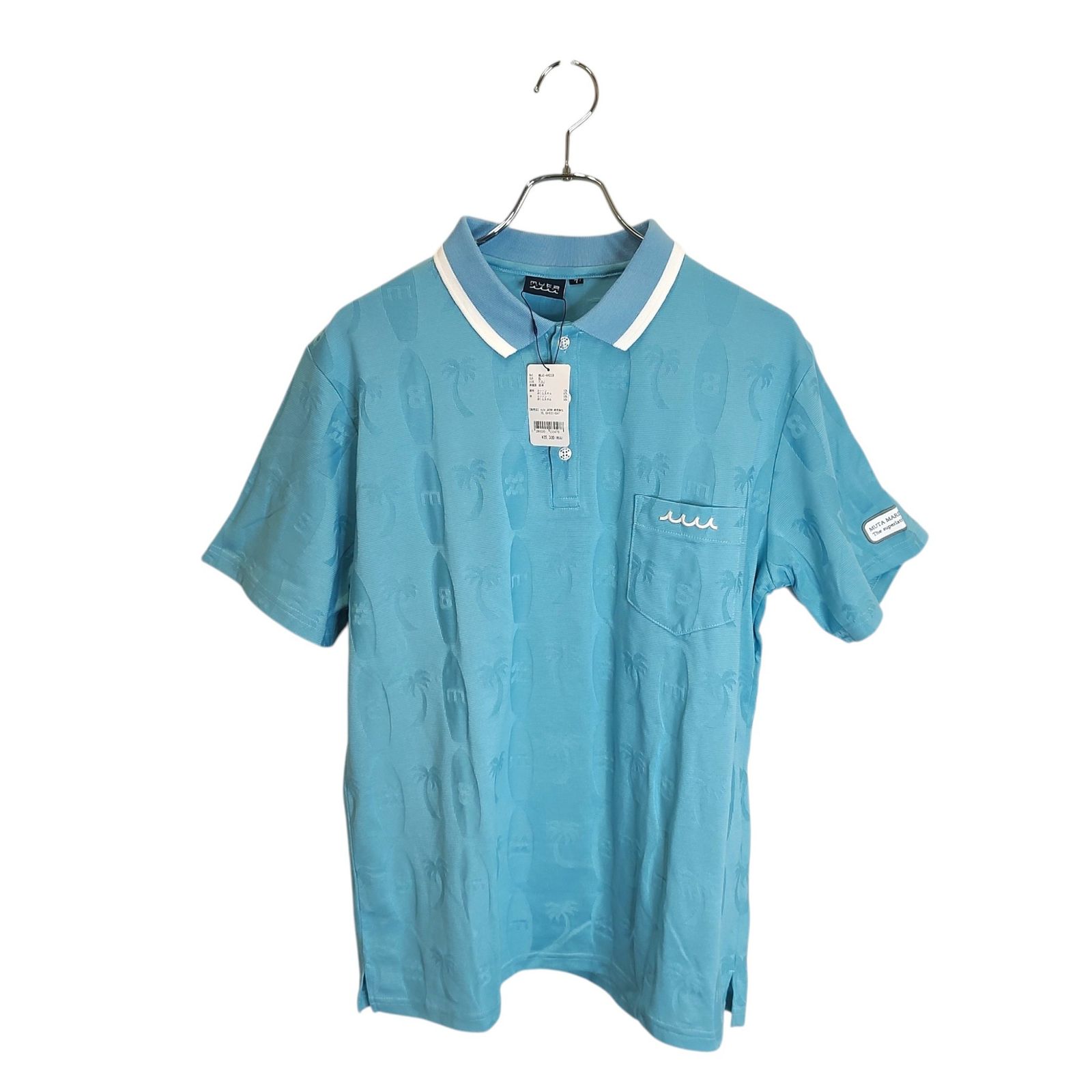 muta MARINE GOLF ムータ マリン ゴルフ 26SS LYNX JACQUARD POLO