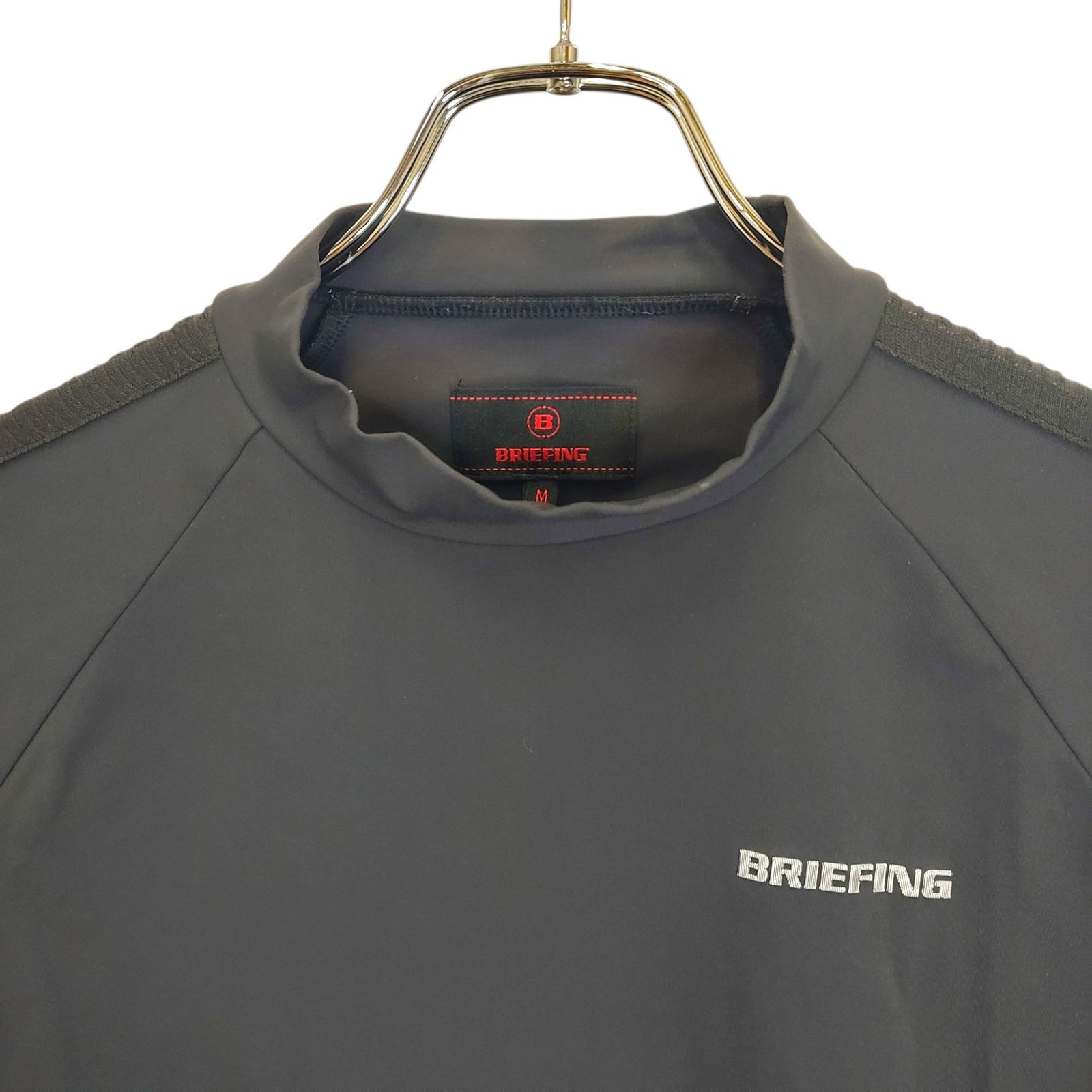 BRIEFING GOLF ブリーフィングゴルフ 25SS LOGO LINE LS HIGHNECK ロゴ